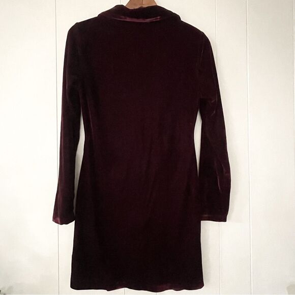 NWT HOUSE OF HARLOW 1960 Velvet Ruched Button Up Mini Dress Party - Picture 6 of 9